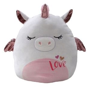 white unicorn squishmallow